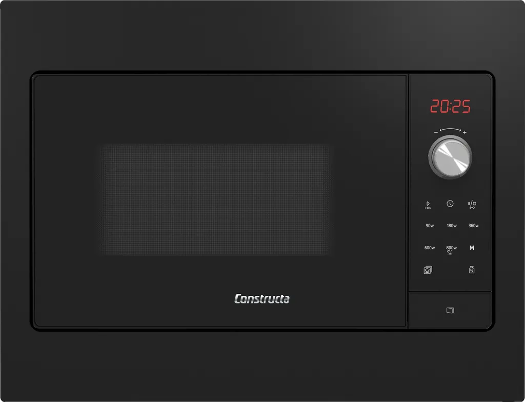 Neff Constructa CC1P91255, Built-in Microwave, Black