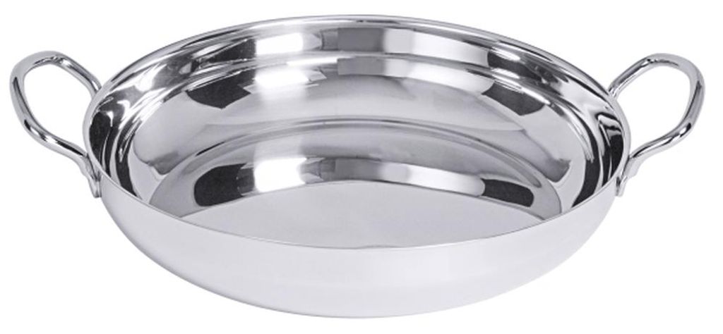 Contacto serving pan made of 18/10 stainless steel, Ø 30 x H7.5 cm, volume 5000 ml, high-gloss, not suitable for frying