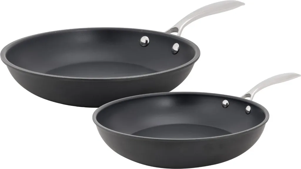 Cookinglife Revolt frying pan set Ø 24 and 28 cm – suitable for all heat sources – ceramic non-stick coating