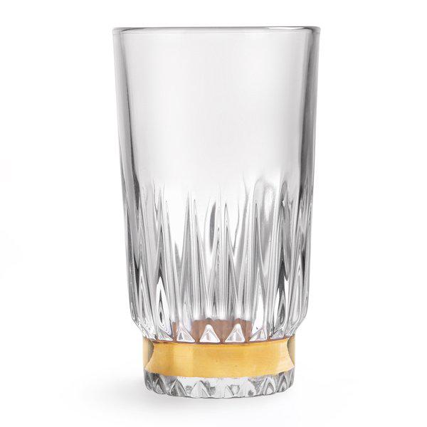 Cool long drink glass Winchester Gold Ring from Libbey