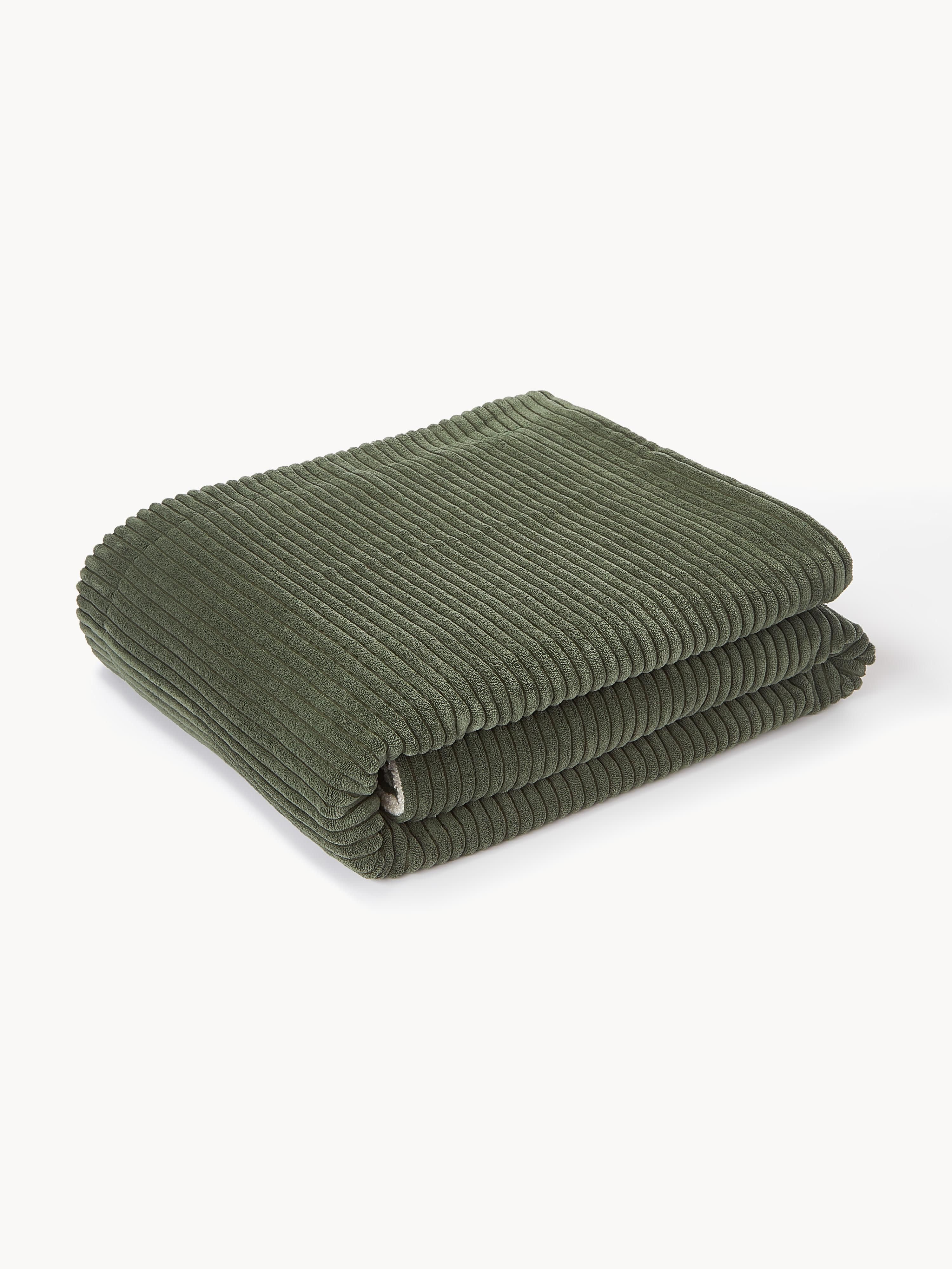 Westwing Collection Kylen corduroy throw blanket