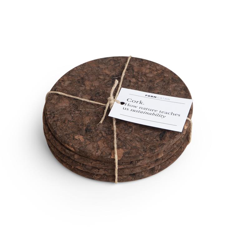 formgatan Cork Coaster 4-Pack