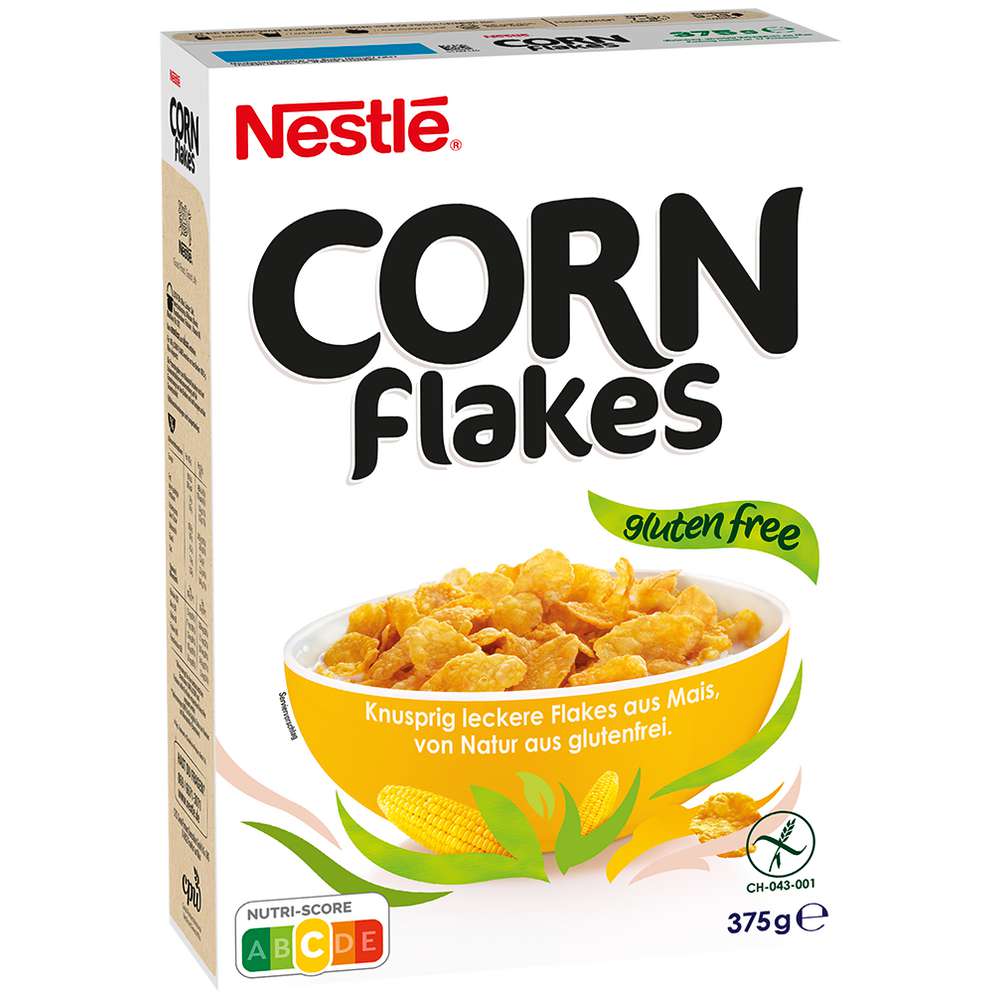 Nestlé Corn Flakes Go free, gluten free 375g