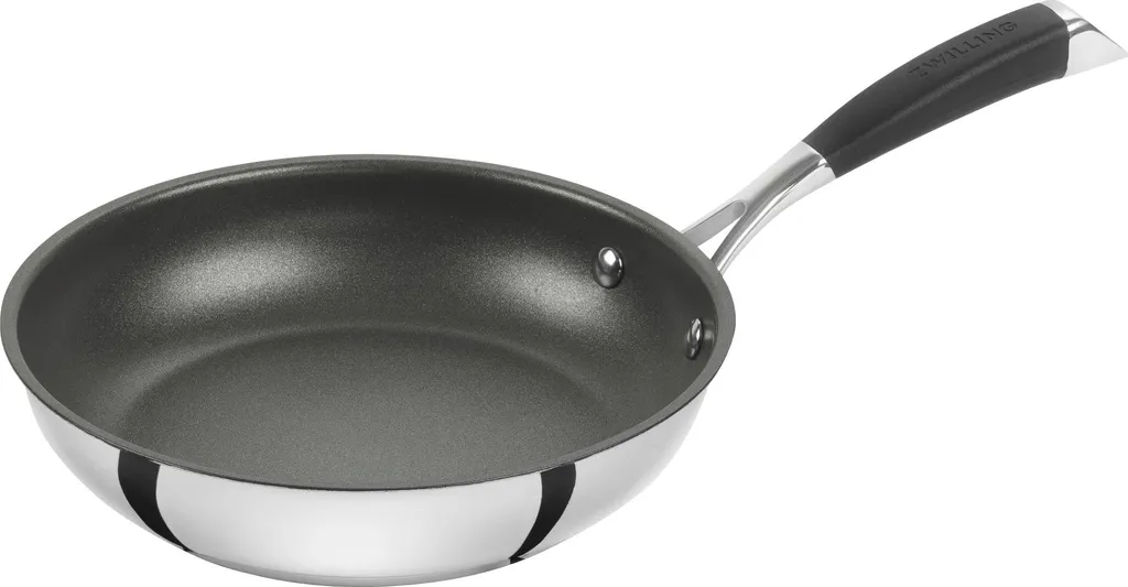 CORNELIA POLETTO BY ZWILLING frying pan, 20 cm, with 4-layer non-stick coating with diamond particles, 18/10 stainless steel, suitable for all hob types including induction.