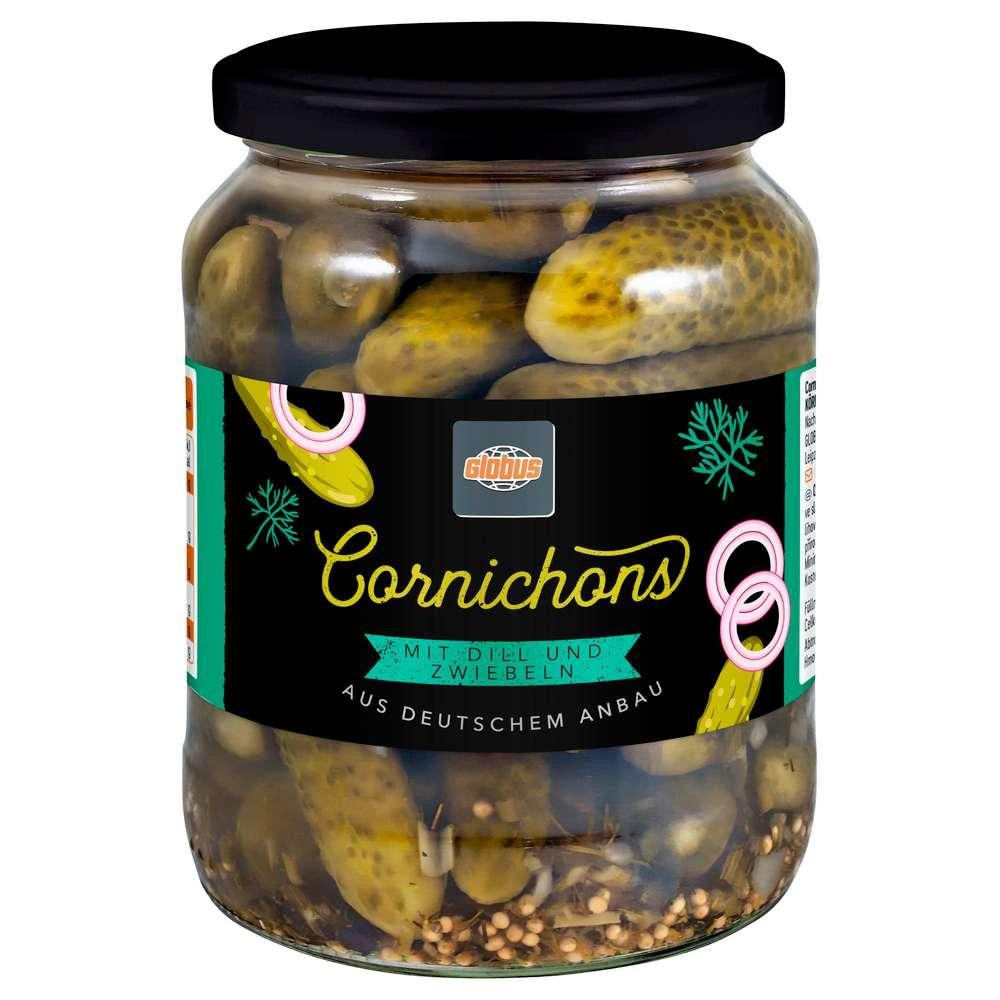 GLOBUS gherkins, dill and onions