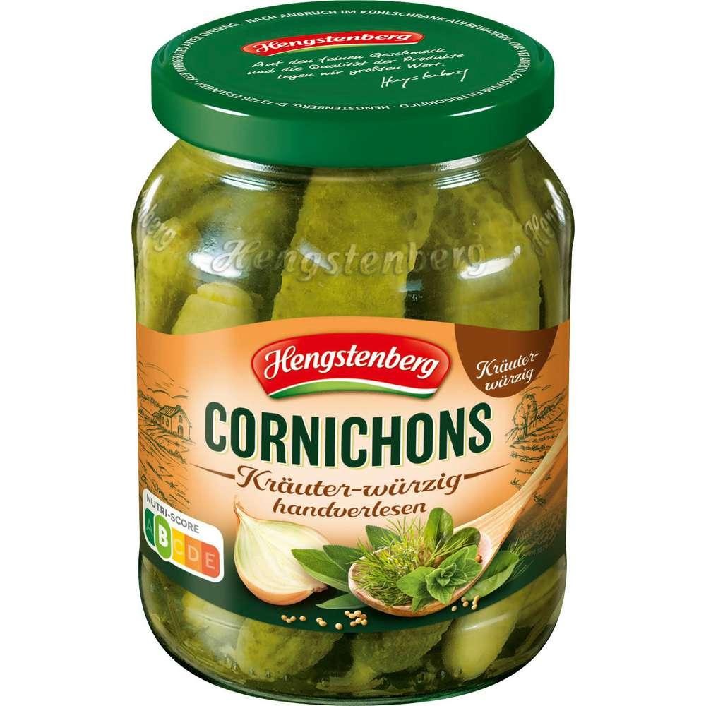 Hengstenberg gherkins, herbs
