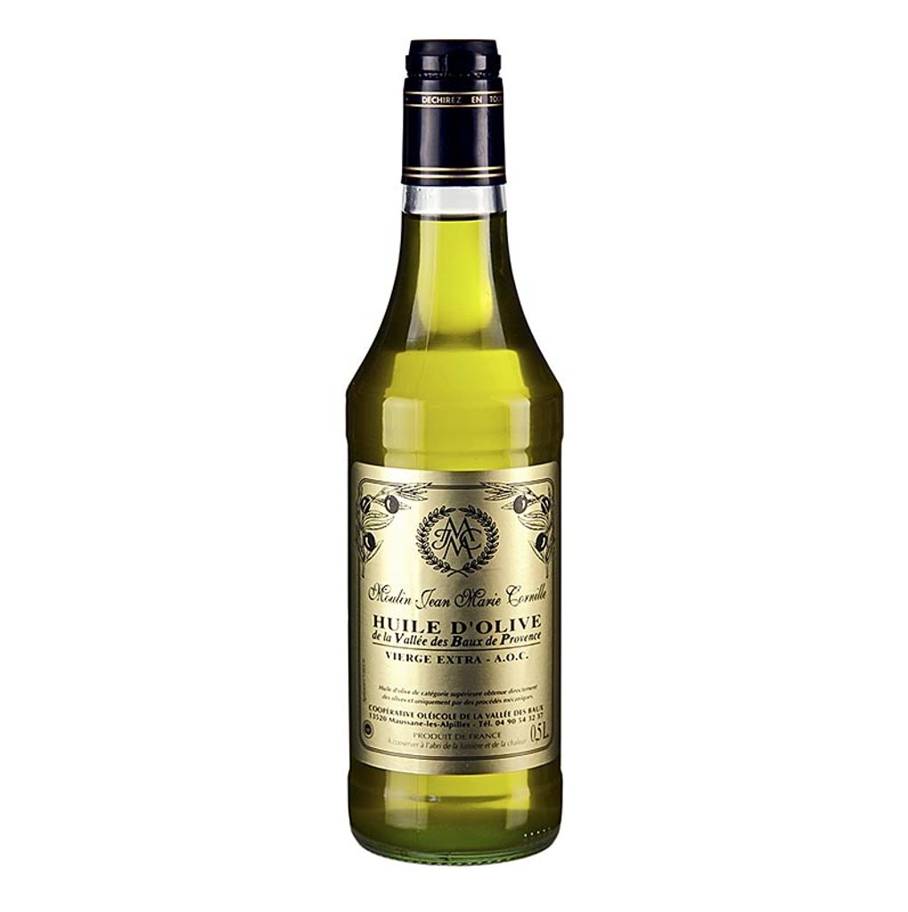 gustiamo Cornille olive oil Vierge AOP, Fruité Noir, mildly sweet, Baux de Provence - 500ml