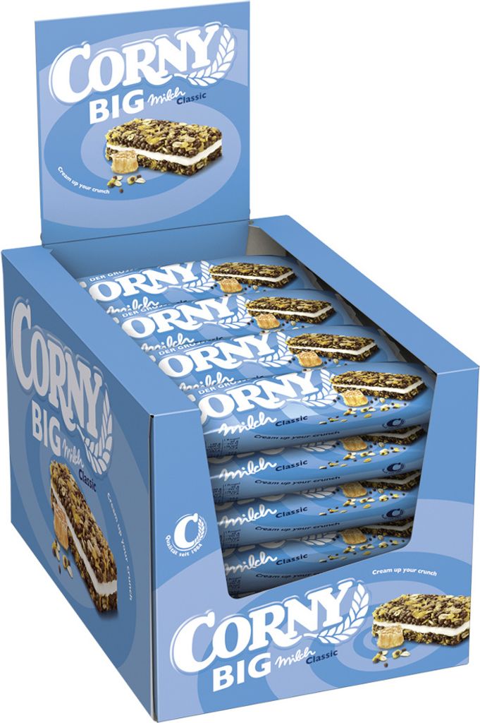 Schwartau Werke Corny Muesli Bar MILK Classic, 24x40g