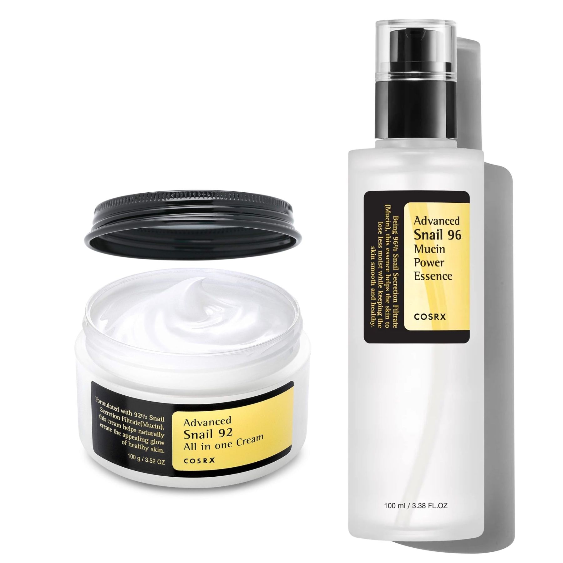 Cosrx Advanced Snail Set 92 All In One Cream und 96 Mucin Power Essence 2x100 ml
