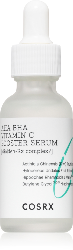 Cosrx AHA/BHA Vitamin C Booster Serum smoothing peeling serum for rejuvenating facial skin
