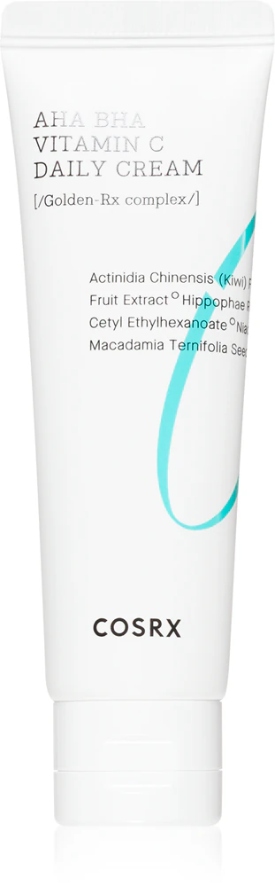 Cosrx AHA/BHA Vitamin C Daily Cream brightening and smoothing cream with peeling effect