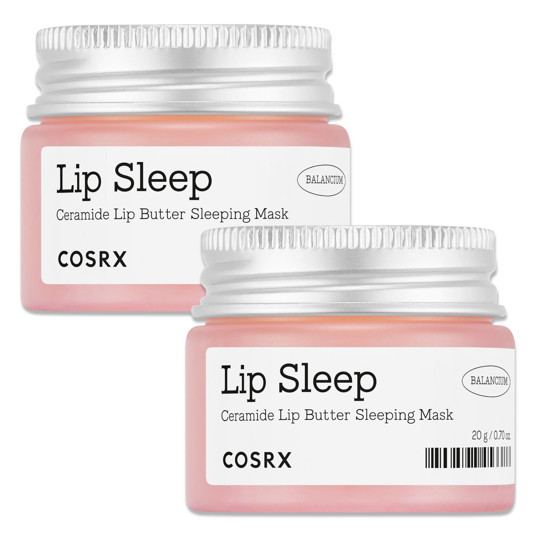 COSRX Lip Sleep Ceramide Butter Sleeping Lip Balm, 2x20 ml