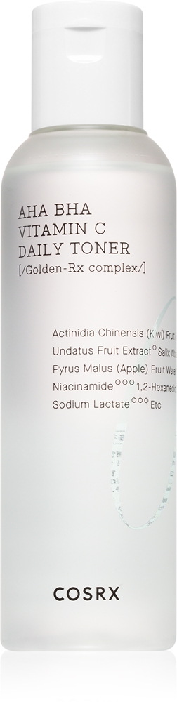 Cosrx Refresh AHA/BHA Vitamin C revitalizing toner with peeling effect