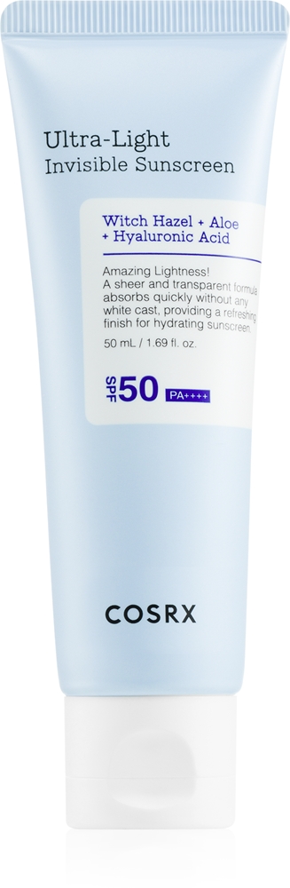 Cosrx Ultra-Light Invisible Sunscreen Ultra-light sunscreen for face and body SPF 50+