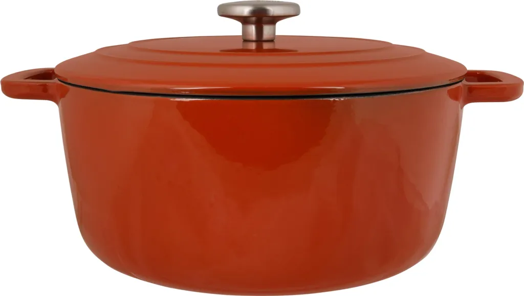 Cosy & Trendy Cast Iron Roaster with Rack, Ø 28 cm / 6.8 Liters - Enamelled