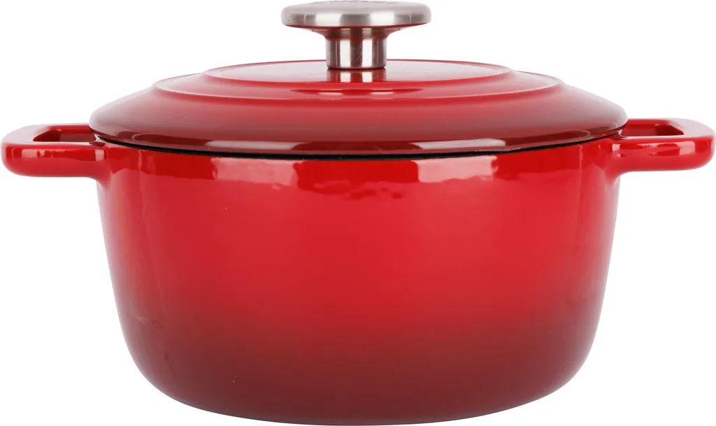 Cosy & Trendy Cast Iron Roaster, Traditional Red, Ø 20 cm / 2.7 Liters - Enamelled