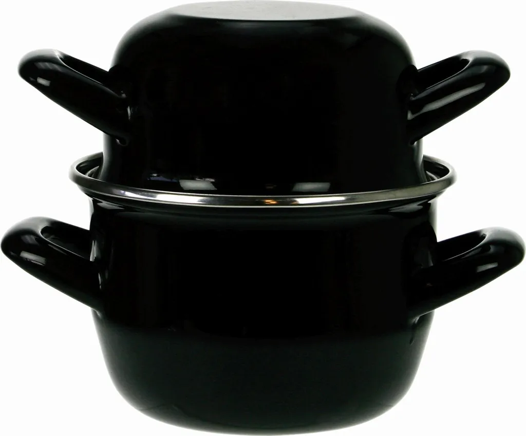 Cosy & Trendy Shell Pan - Induction Compatible - Black - ø 24 cm / 4 Liters