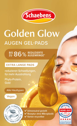 Schaebens Eye pads Golden Glow (1 pair), 2 hours