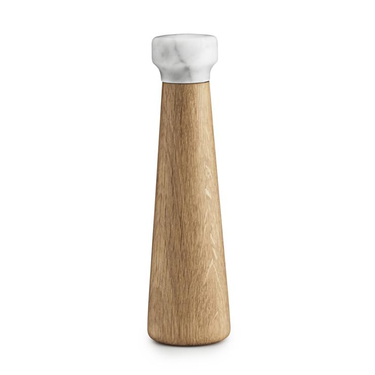 Normann Copenhagen Craft Salt Mill White Marble Oak