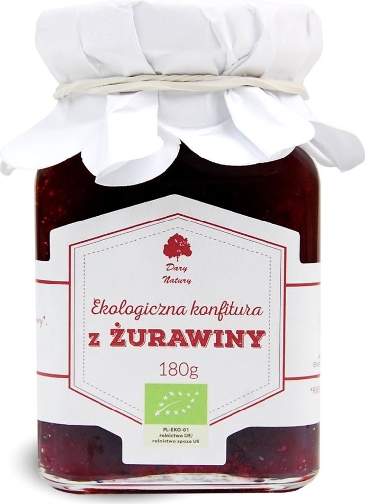 CRANBERRY jam 180 g - DARY NATURY