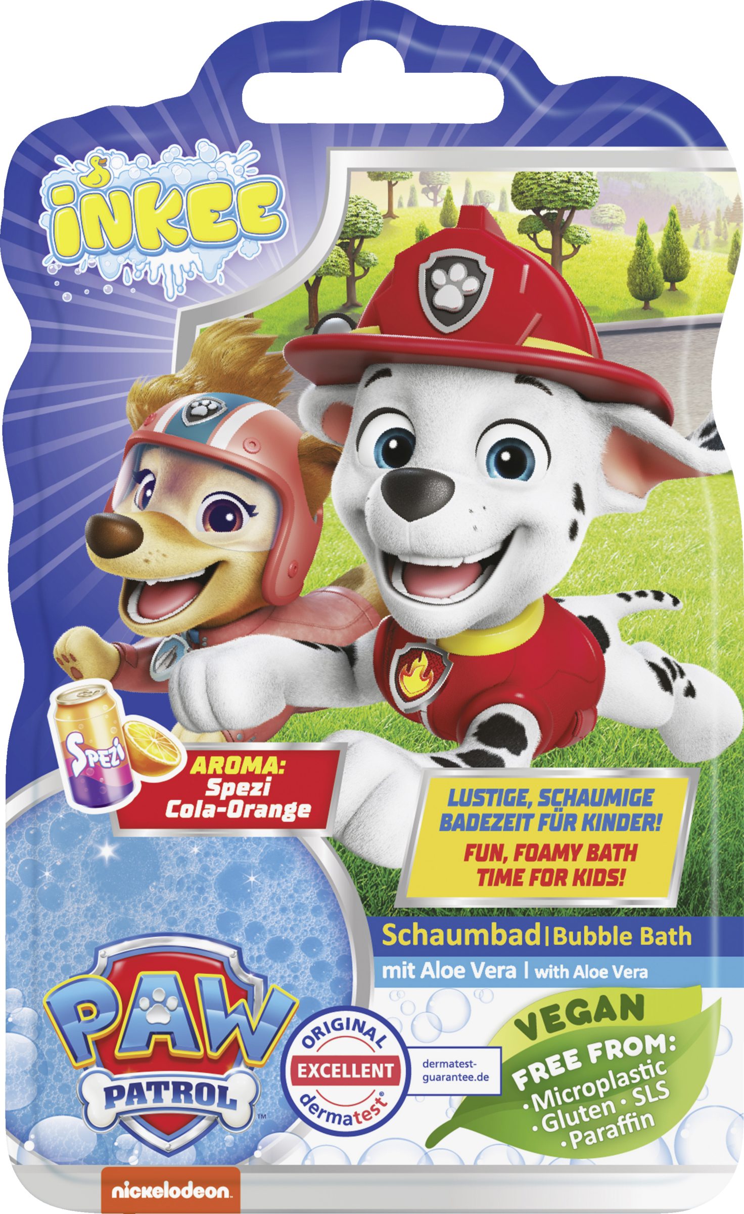 CRAZE Inkee Paw Patrol bubble bath cola-orange flavor