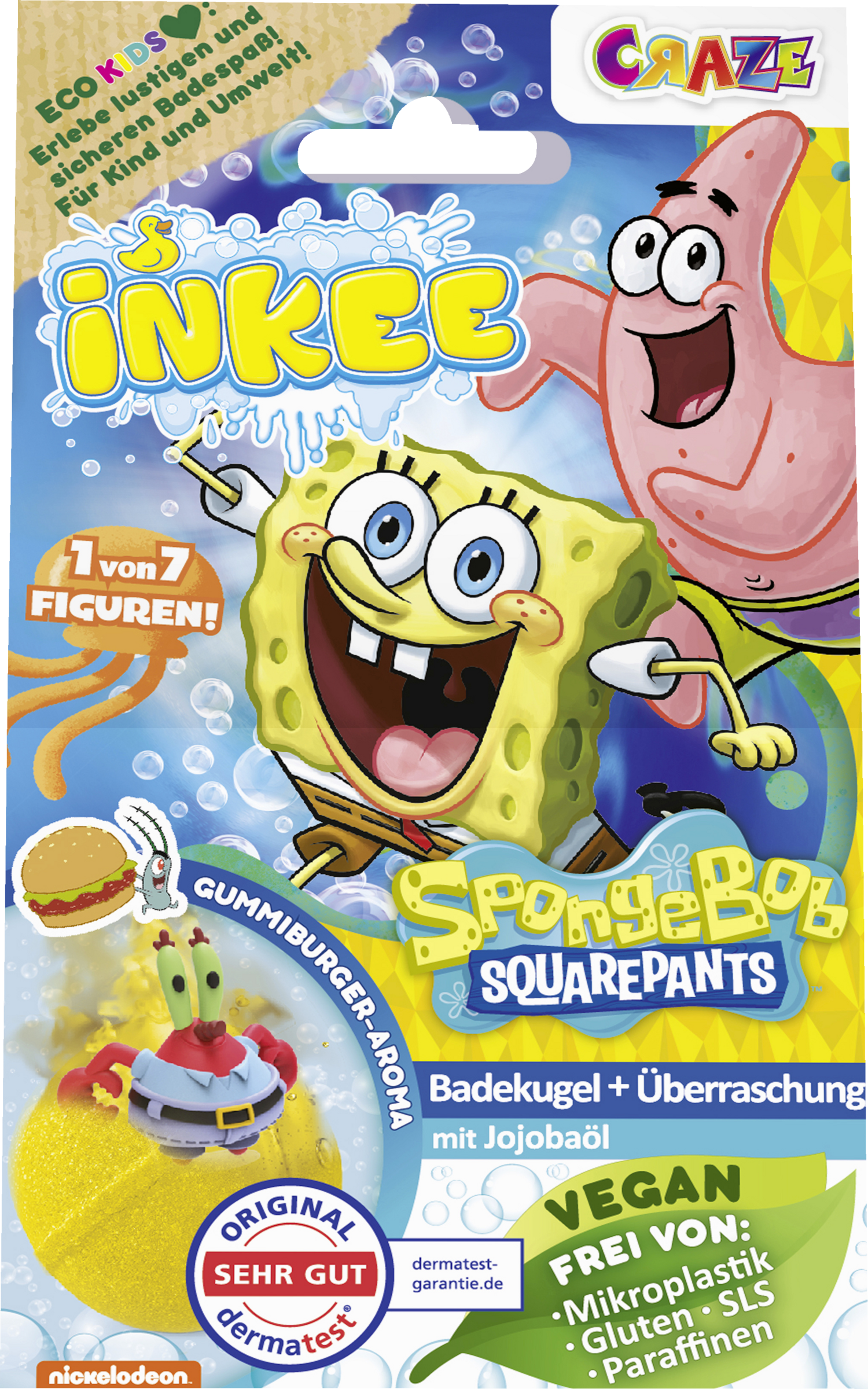 CRAZE Surprise Bath Bomb with SpongeBob Figure