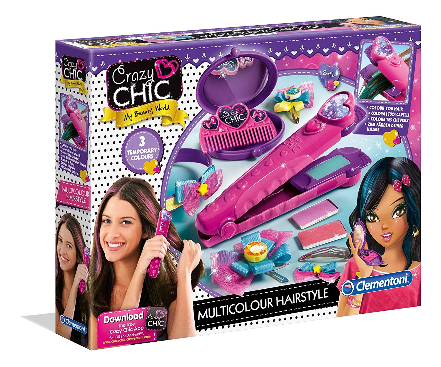 Clementoni Crazy Chic Decora Straightener Unisex Child