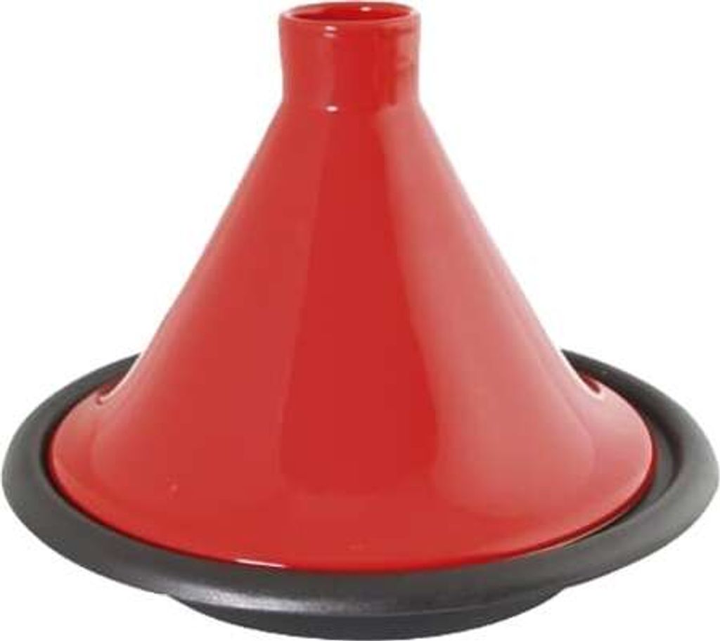 CREALYS - 509.833 Crealys Cast Iron Tajine, Red - Ø 31cm - 4.7 kg - 509833