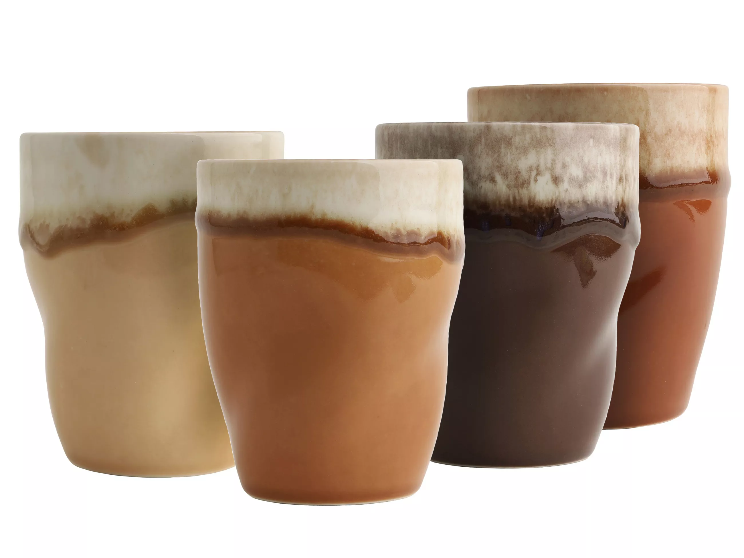 Creatable Cup Set Squeezy Mocha Mousse 4-piece