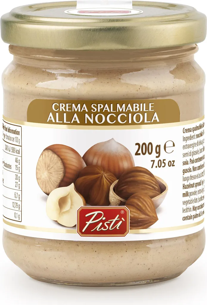 Hazelnut Cream Jar Basic Nusscreme 200g - Pisti