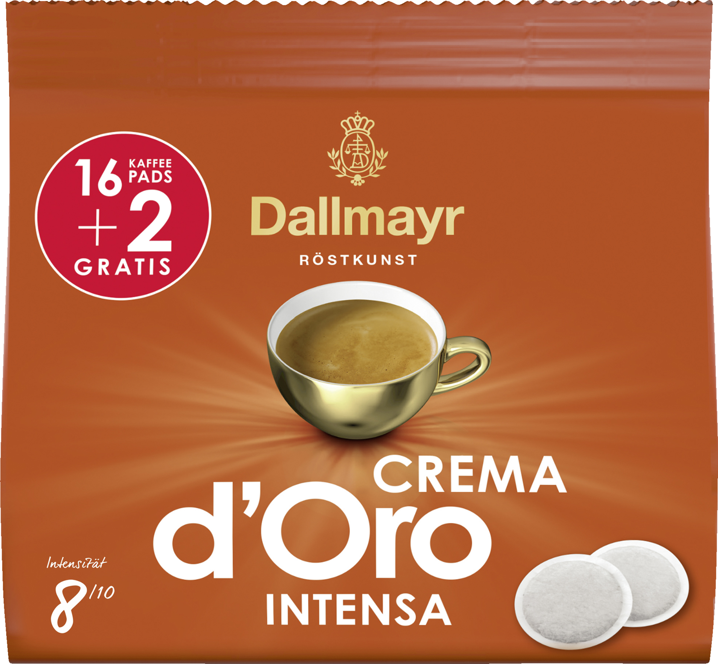 Dallmayr Crema doro Intensa coffee pods