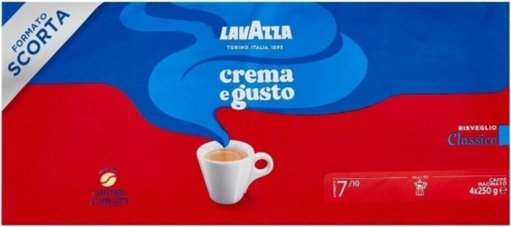 Crema e Gusto coffee 3x250g - Lavazza 750g