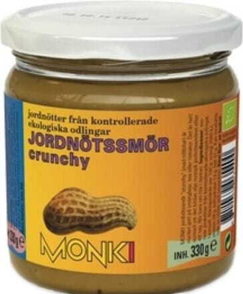 Crunchy peanut cream with sea salt 330g - Monki 330g