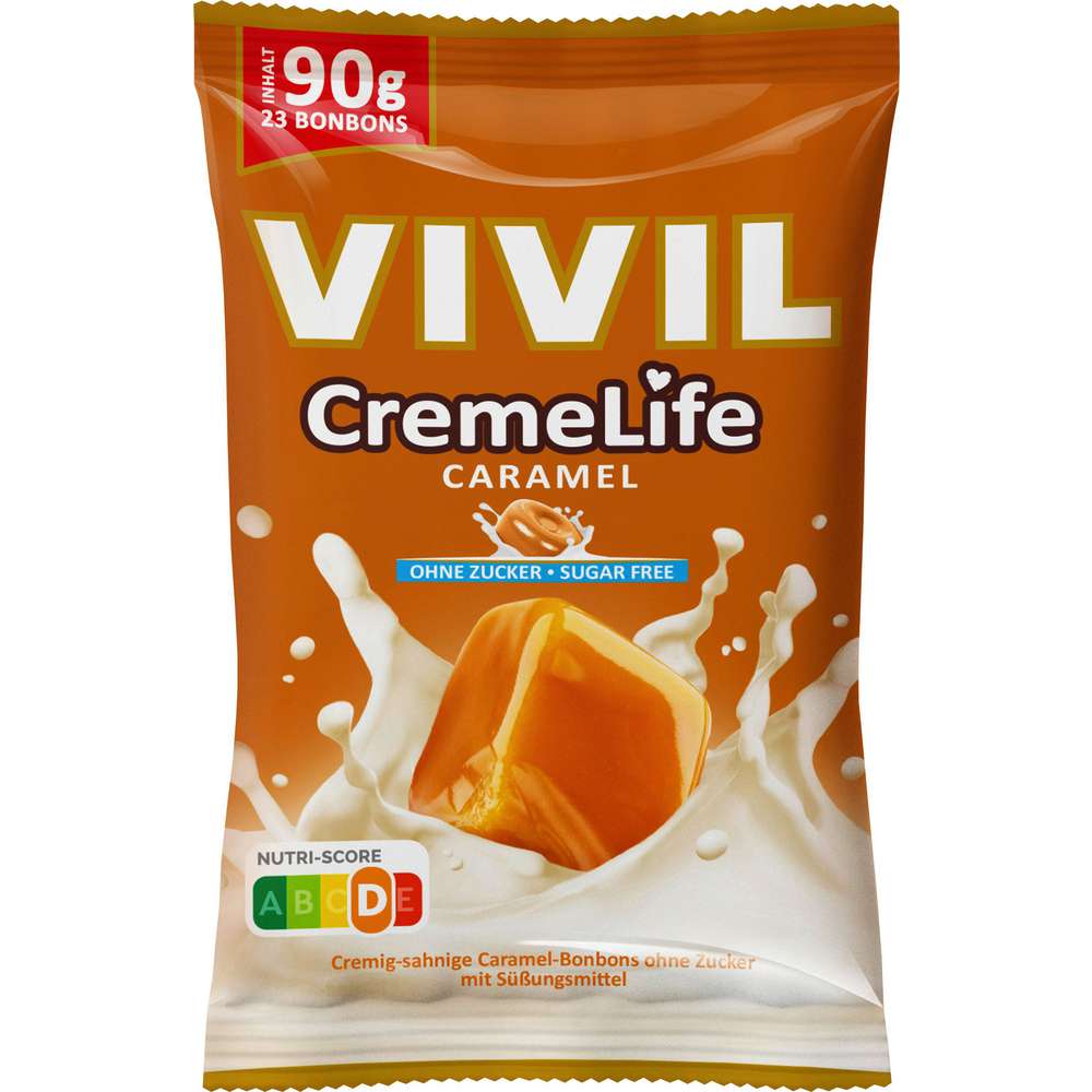 VIVIL Creme Life Classic sweets caramel, without sugar 90g