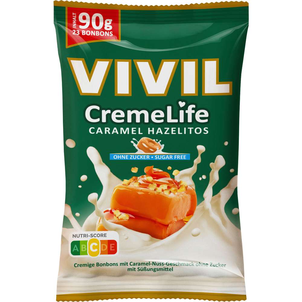 VIVIL Creme Life Classic sweets caramel, without sugar 90g