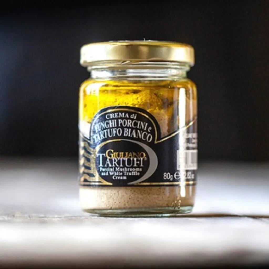 Giuliano Tartufi Cream with Porcini Mushrooms and White Truffle, 80 g