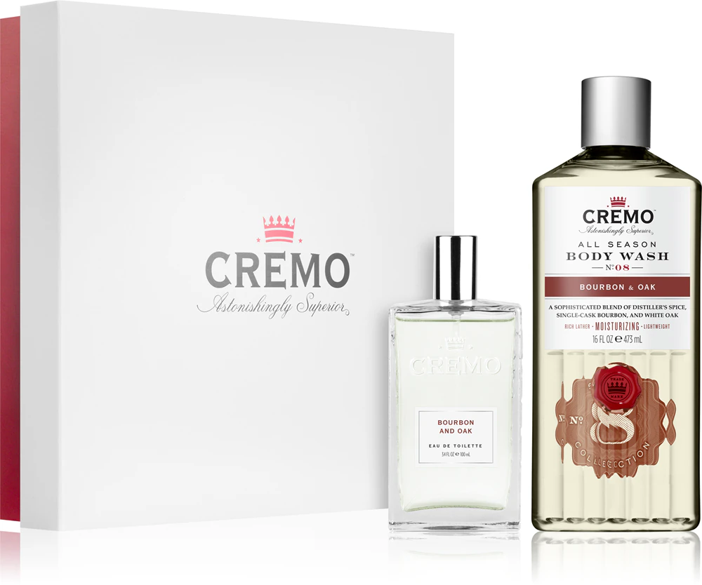 Cremo Set Bourbon and Oak gift set for men