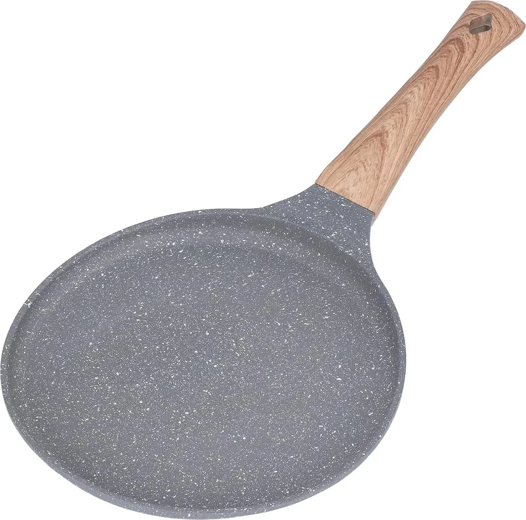 Markenlos 23 cm non-stick crepe pan with removable aluminum alloy handle