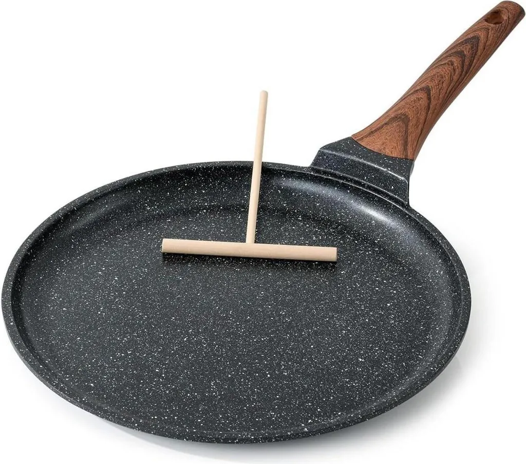 sonstige Crepe pan with batter spreader, non-stick, 30cm, suitable for induction cooking