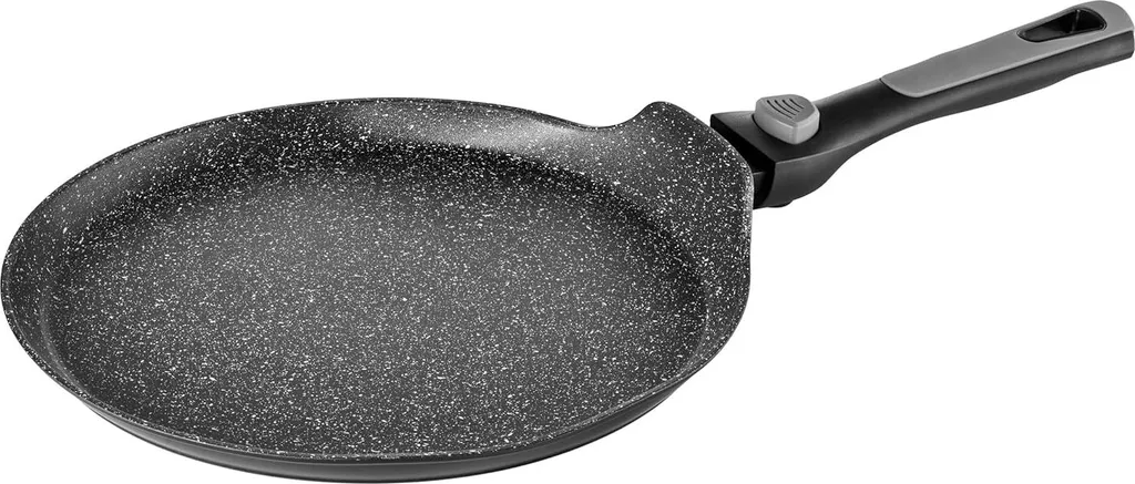 Markenlos Crepe pan made of forged aluminum Ø20cm with non-stick coating and removable handle
