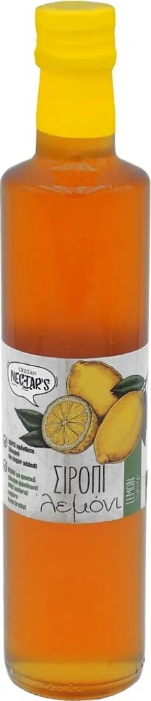 CRETAN NECTAR 01023 - Lemon Juice Concentrate 500ml Lemon Syrup from Crete 500 ml