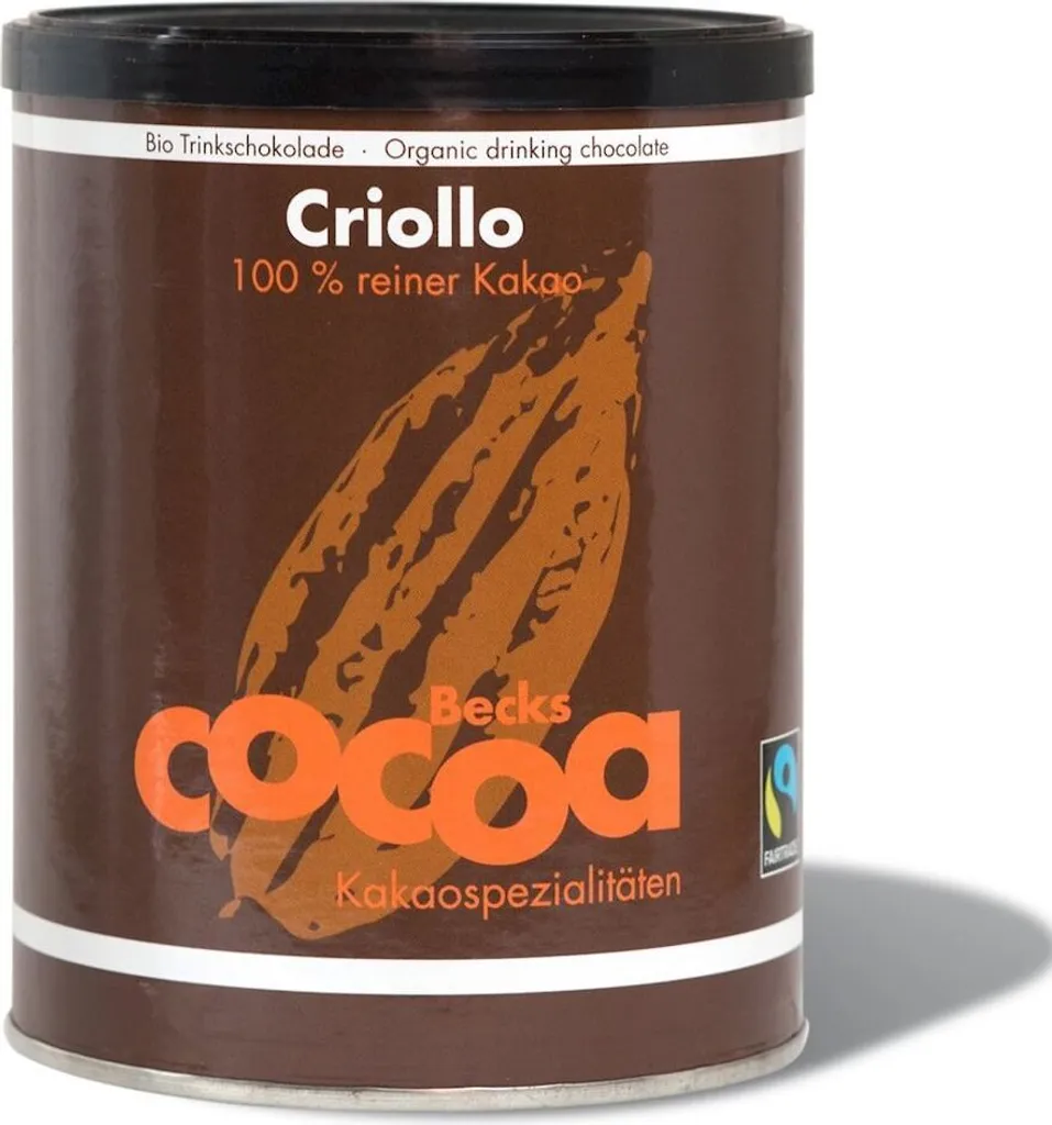 Biogo CRIOLLO COCOA POWDER FAIR TRADE GLUTEN FREE 250 g - BECKS COCOA