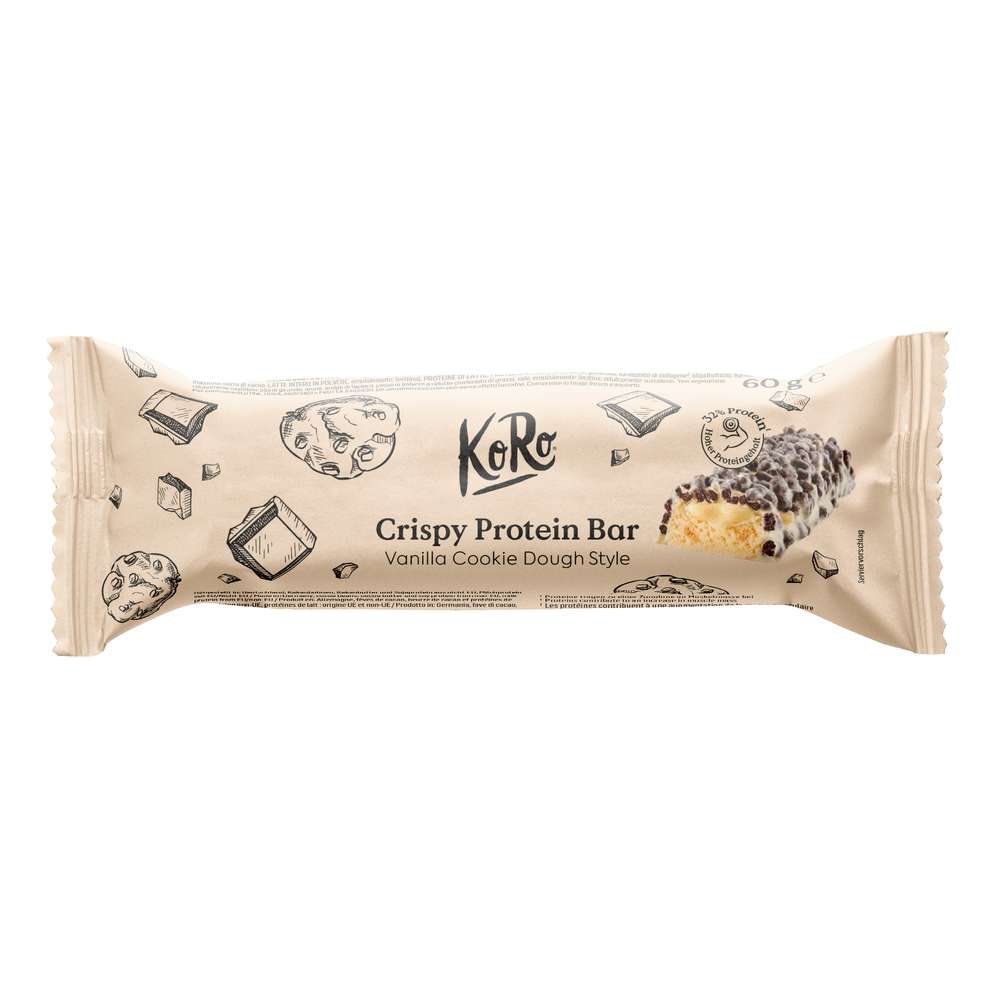 KoRo Crispy Protein Bar Moritz Vanilla Cookie Dough