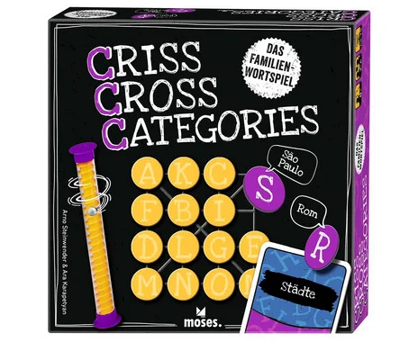 Moses Criss Cross Categories – The Family Word Game 500g