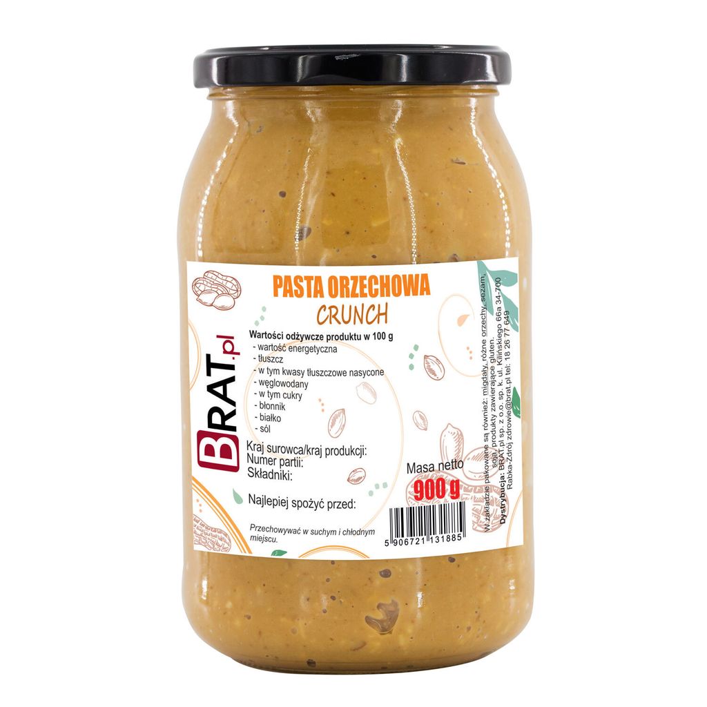 BRAT.PL CRUNCH Peanut Butter 900g