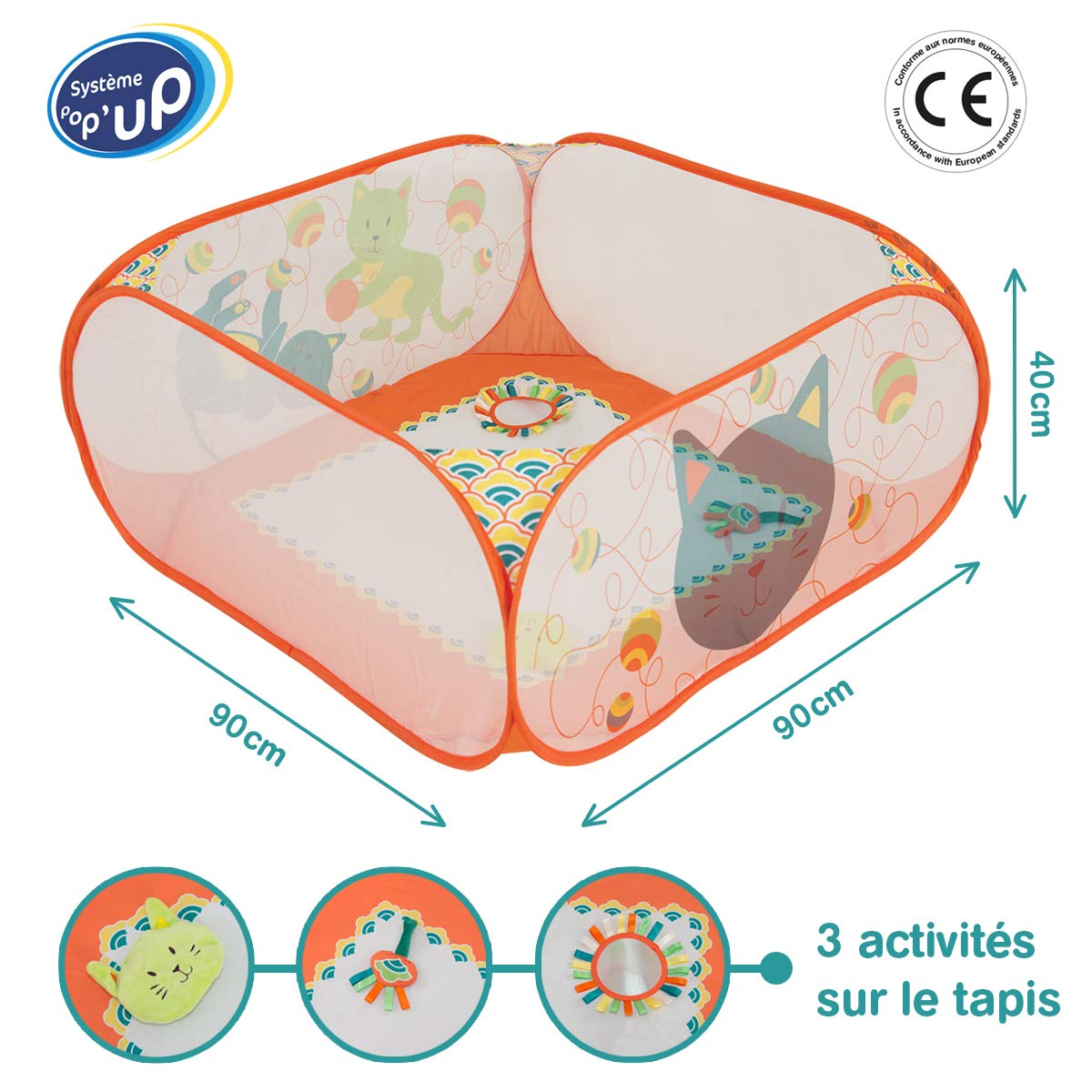 Unbekannt LUDI – 20001 Pop-Up – Cat Play Mat