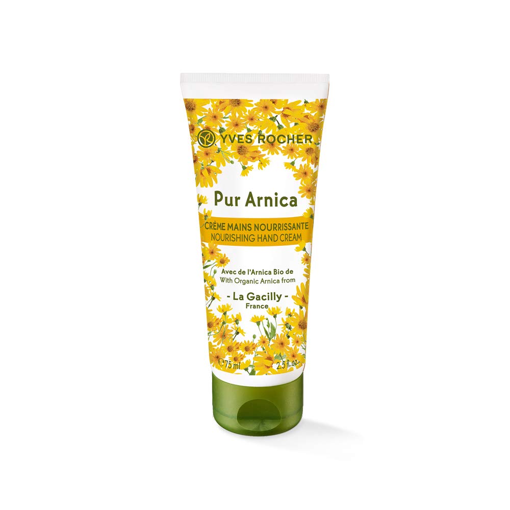 Yves Rocher PUR ARNICA Restorative Hand Cream Intensive Hand Care for Very Dry Skin 1 x Tube 75 ml
