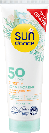 SUNDANCE Sunscreen sensitive SPF 50, overfill, 125 ml