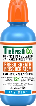 The Breath Co Mouthwash Fresh Breath Icy Mint, 300 ml