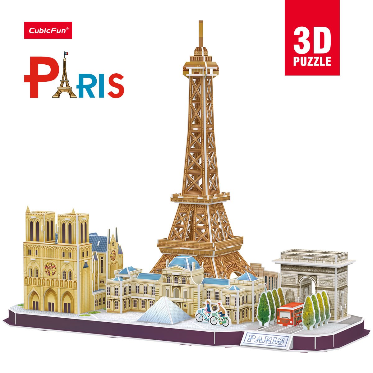 CubicFun Cubic Fun 3D Puzzle The City Of Paris (Pu 771Mc254)